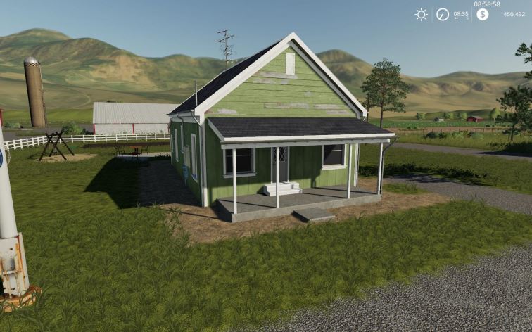 Мод Placeable 2 bedroom house with sleep trigger v 1.0 для Farming Simulator 2019