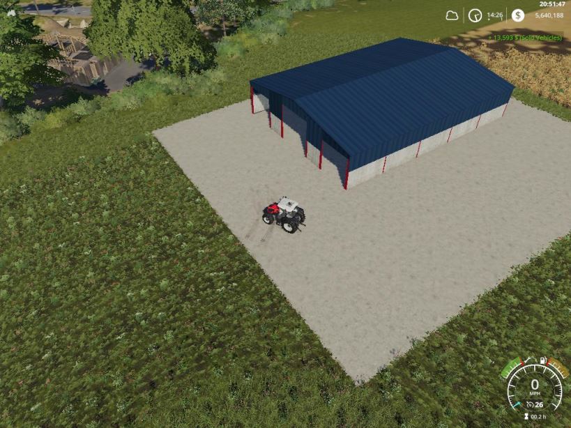 Мод Small beef shed v 1.0 для Farming Simulator 2019