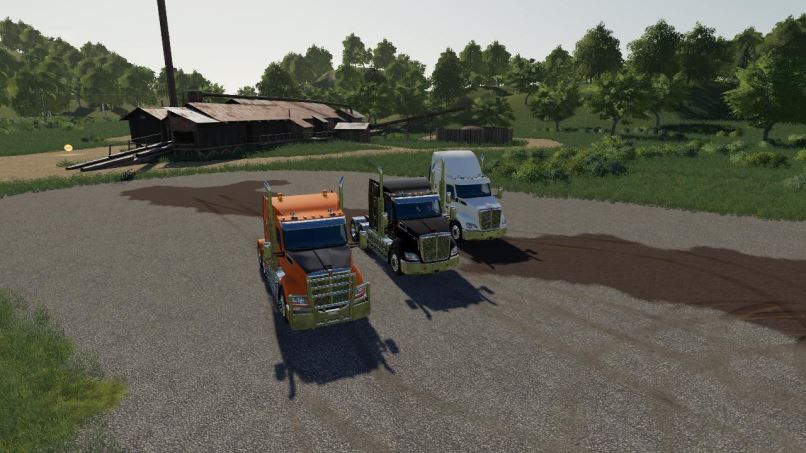 Мод Kenworth T610 v 1.0 для Farming Simulator 2019 Мод Kenworth T610 v 1.0 для Farming Simulator 2019
