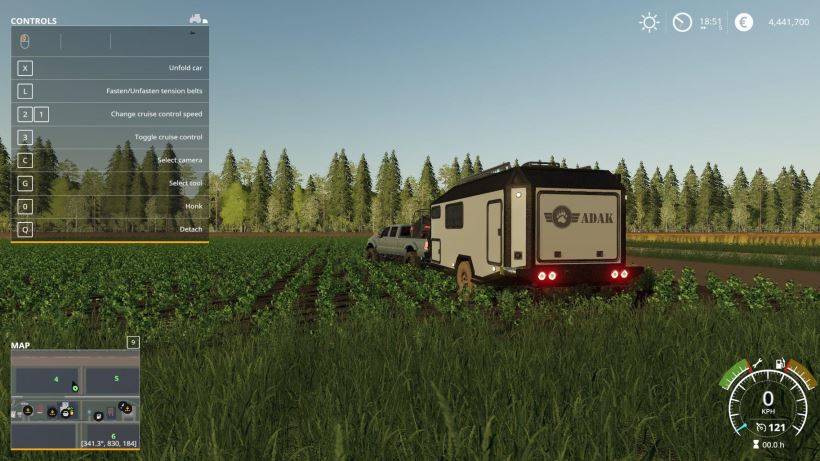 Мод Adak Off Road Camper v 1.0 для Farming Simulator 2019