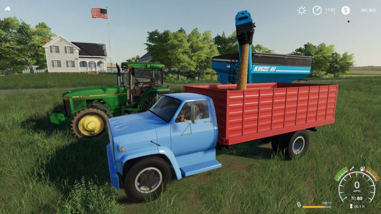 Мод 1977 Chevrolet C70 Grain Truck v 1.0 для Farming Simulator 2019