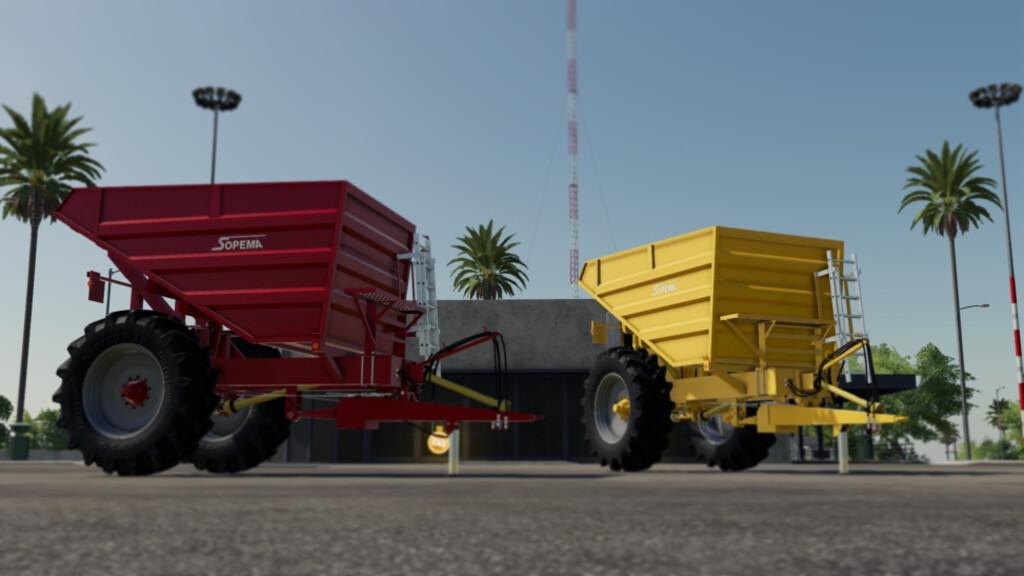 Мод Sopema Fertilizer Trailer v 1.0 для Farming Simulator 2019 Мод Sopema Fertilizer Trailer v 1.0 для Farming Simulator 2019